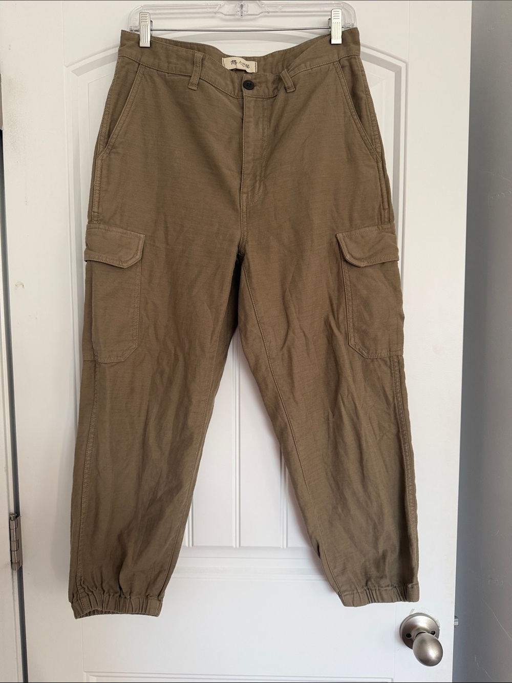 Madewell Olive Cargo Jogger Pants
